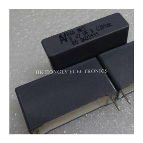 10PCS R60 MKT 0.47UF 630V 474 P=27.5MM FILM CAPACITOR