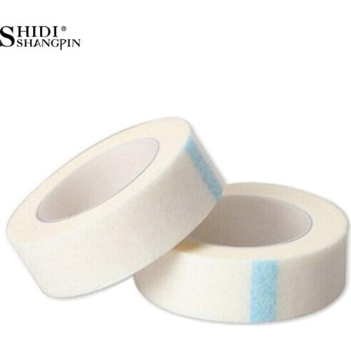 SHIDISHANGPIN 5PCS Eyelash Extension Under Patch Eye Pads Eyelash Lash Extensions Breathable White Tape Makeup Medical Tape