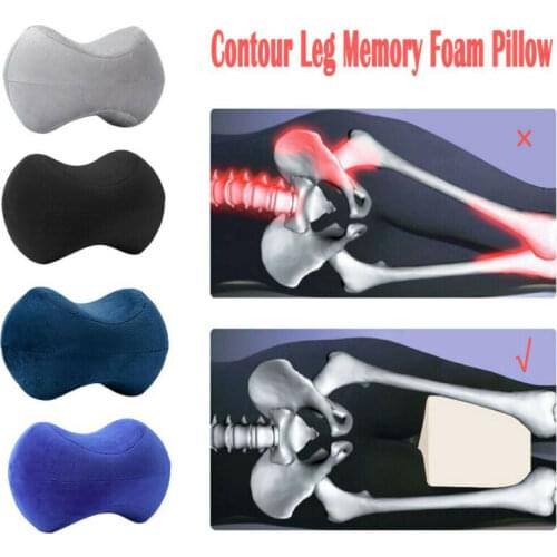 Memory Cotton Leg Pillow Memory Foam Knee Pillow Orthopaedic Leg Pillow Bed Cushion Support Pain Relif