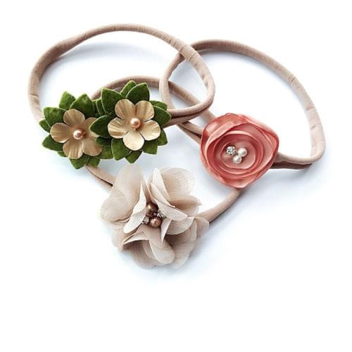 Headband Baby Girls Kids Toddler Bow Hairband Headband Stretch Head Wrap