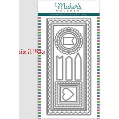 Sirius Label, rectangular New Metal Cutting Dies DIY Scrapbooking Embossing Craft Die dies scrapbooking nouveau arrivage 2021