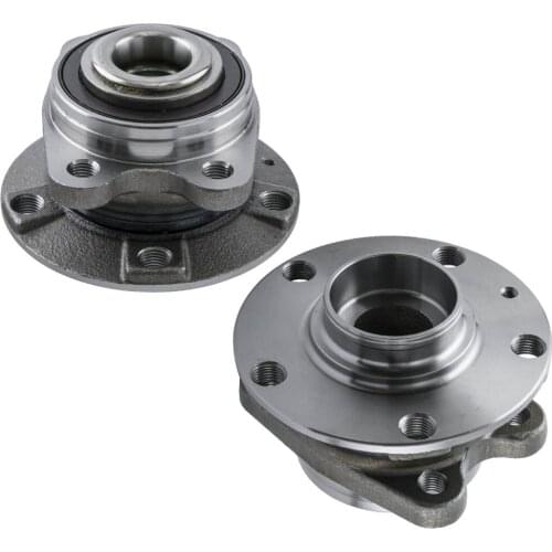 2Pcs Wheel Hub Rear Axle For Audi A6 Wheel Bearing Set 4F2 2.0 TDI + for Avant 4F5 bj 2005 5 holes 4F0598611A-1 4F0 598 611B-1