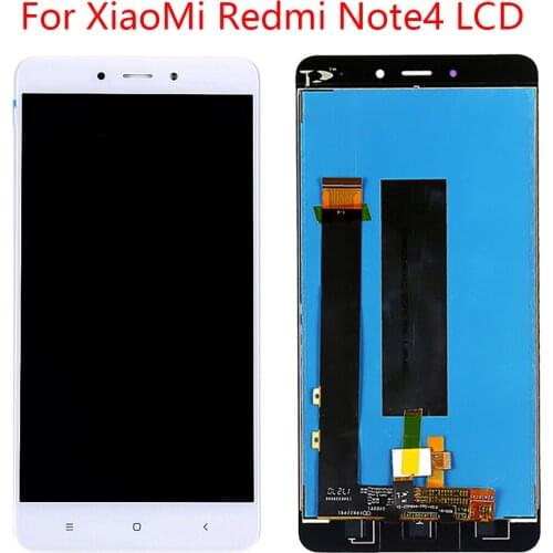For Xiaomi Redmi Note 4 LCD display with frame touch screen display Redmi Note 4 MTK Helio X20 LCD display assembly