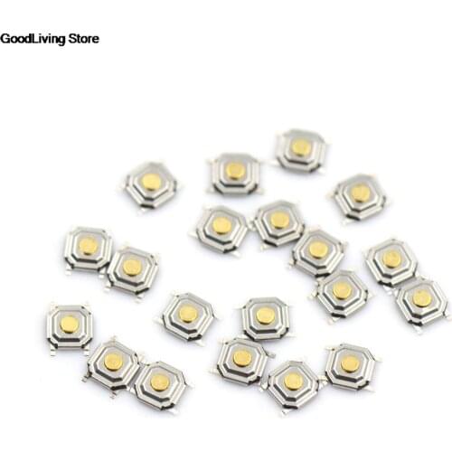 ZLinKJ Wholesale 20pcs/lot 4*4*1.5mm Light Touch Switch SMD4 ON/OFF Touch Button Touch Micro Switch 4*4*1.5 Keys Button SMD 4pin