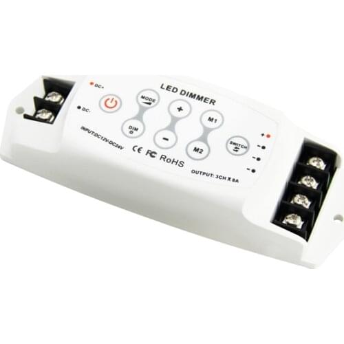 3 channels touch type programmable LED dimmer lights camping led strip dimmer
