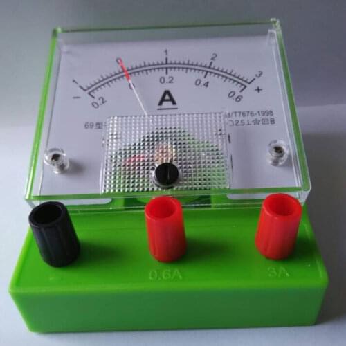 Analog Ammeter AMP Current Meter for student