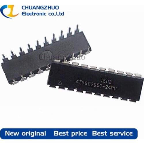 AT89C2051-24PU AT89C2051 89C2051 DIP-20 New original IC Best quality