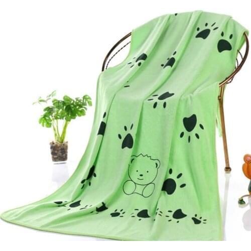 Cat Pet Bath Towel Microfiber Towel Strong Absorbing Water Dog Towels Teddy General Pet Supplies 140X70cm