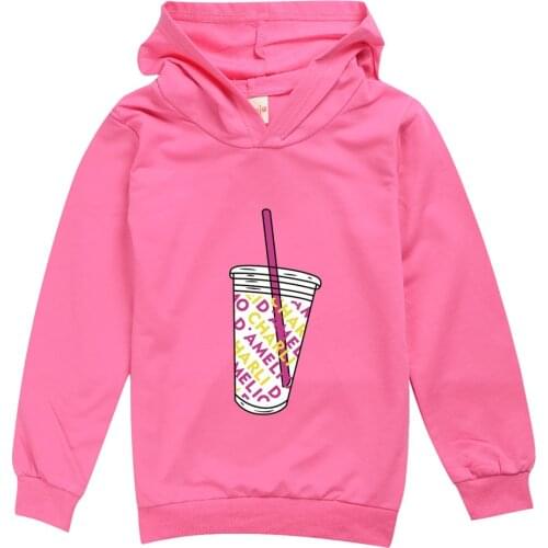 2-13 Year Boys Girl Charli D'Amelio Cotton Thin Hoody T-Shirt Video Game Kids Tshirts Children Baby Anime Clothes Birthday Tops