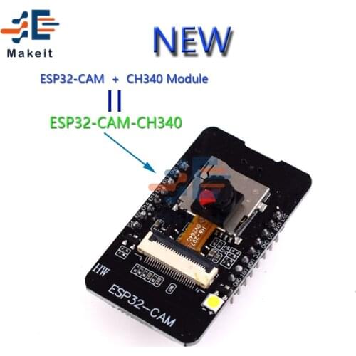 ESP32-CAM-CH340 camera module integrated CH340 WIFI Bluetooth development board OV2640 camera module MICRO USB Auto download