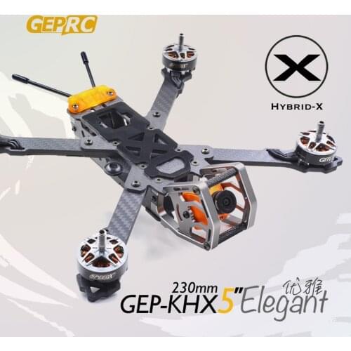 GEPRC GEP-KHX4 GEP-KHX5 GEP-KHX6 GEP-KHX7 Elegant Hybrid-X Carbon fiber Frame kit for FPV DIY Quadcopter parts