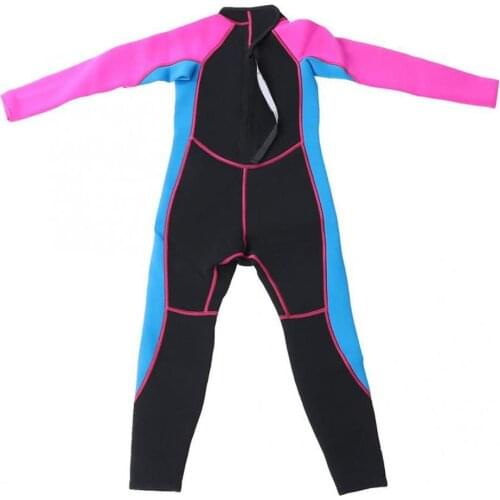 Wetsuit for Kids 2.0MM Neoprene Diving Suits Childrens Swimwear Long Sleeve One-piece Girls Surfing Swimming Snorkeling Clothes