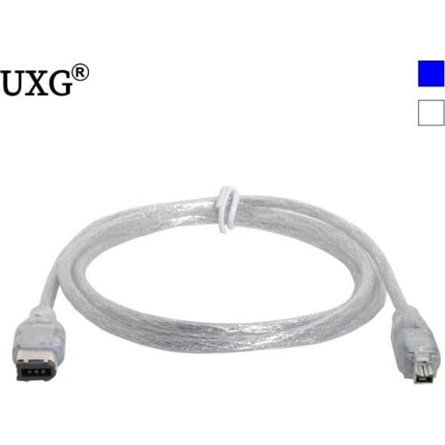 IEEE 1394 4 Pin to 6 Pin IEEE 1394 for iLink Adapter Cable 4Pin To 6Pin Firewire Cable