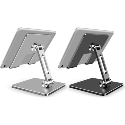 Tablet Stand Desktop Adjustable Stand Aluminium Foldable Holder Mobile Phone Holder Stand 4.7-13in Tablet Stand Desktop Holder