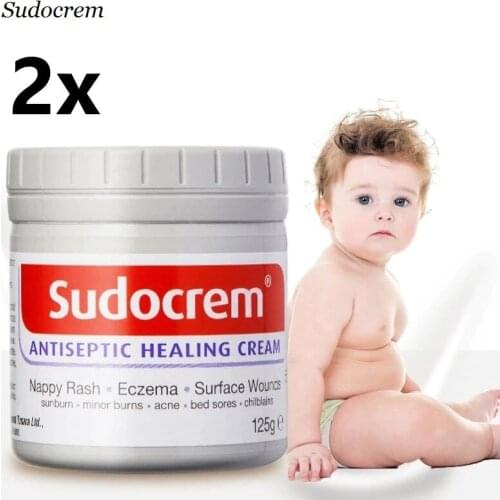 2xOriginal Sudocrem Body Care Cream Healing Cream Nappy Rash Hemorrhoids Psoriasis Ointment Psoriasis Dermatitis and Eczema 125g