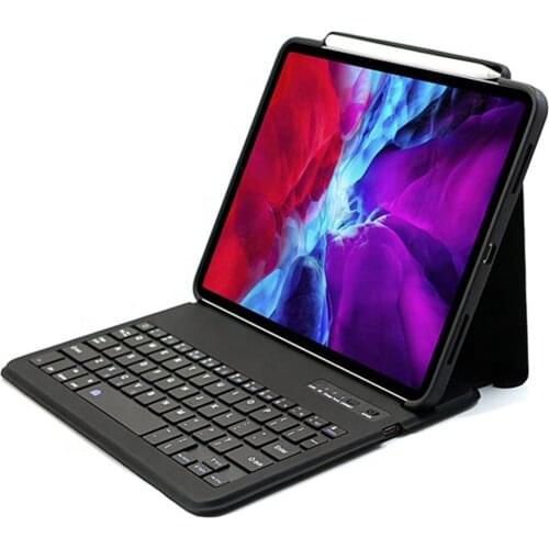 Bluetooth Keyboard Smart Case for iPad Pro 11/12.9 2020 Auto Sleep/Wake PU Leather Protective Flip Cover For Apple iPad Pro 2020