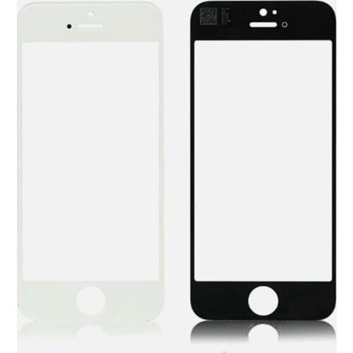 Grade Brand New Black white Glass Lens Screen Replacement For iphone 5, Free Shipping