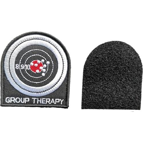 HOOK & LOOP GROUP THERAPY Shooting Patch For Clothing Accessories Embroidered Logo With Jackets Jeans Cap Face Mask Badge DIY