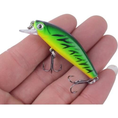 1pcs Trout Fishing Micro Lure 55mm 5g Stream Sinking Minnow Bait Trulinoya Mini Artificial Wobbler Sink Shad for Bass Trout Fish
