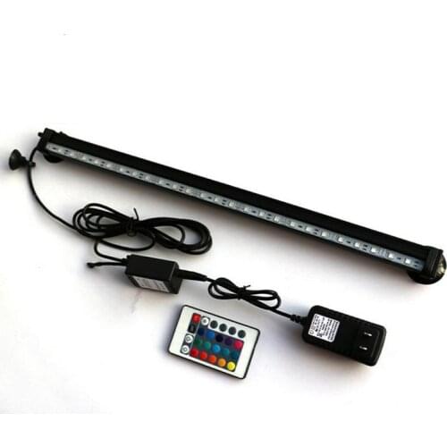 16cm Remote Multi-Color Fish Tank Light LED Light Underwater LED Aquarium Lamp Strip & Airstone for Aquarium Fish Tank
