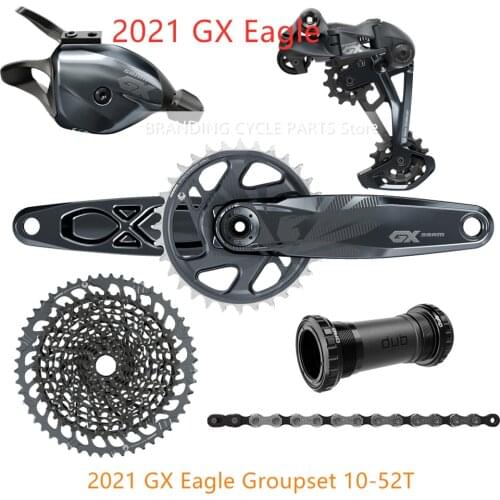 2021 NEW SRAM GX EAGLE 1x12s 12 Speed 10-52T Groupset Kit DUB 175mm Crankset Trigger Shifter Rear Derailleur Cassette Chain 3MM
