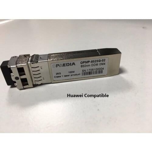 28Gb/s 850nm Multi-mode SFP28 Transceiver,25G SFP28 SR optic module compatible with Huawei
