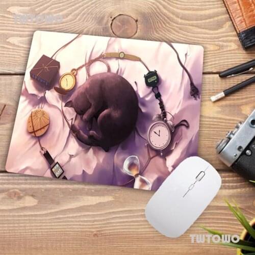 Promotion Cute Cat And Dog Mouse Pad Mat The Second Half Price Soft Natural Rubber Gaming Mousepad Table Desk Cushion