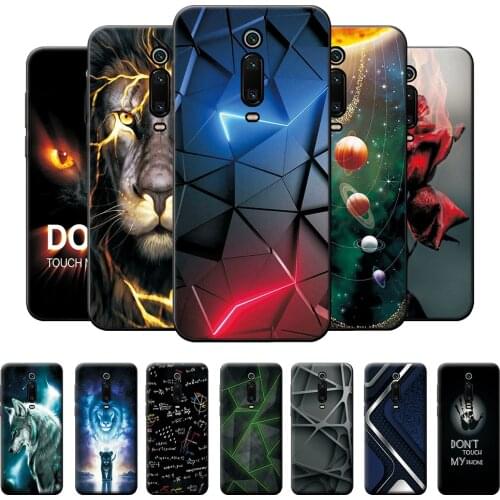Case For Redmi k20 Case Redmi K20 Pro Wolf Cute Cover Bumper on Xiaomi Mi 9T Shockproof Silicone Phone For Xiaomi Mi 9T 9 T Pro