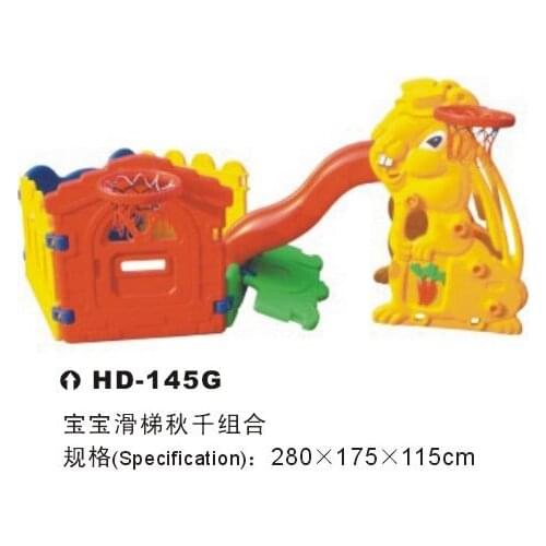 Kids indoor plastic slide* with basketball frame* with swing* with ball pools / indoor playground equipment