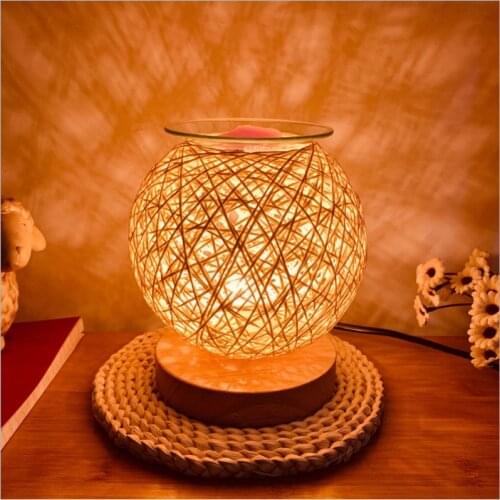 Aroma Electric Wax Melt Incense Burner 3D Sepak Takraw Aroma Lamp Essential Oil Burner Light Aromatherapy Diffuser Wax Warmer