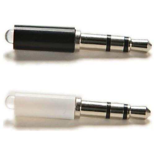 Intelligent Mobile Smart Infrared IR Remote Control Dust Plug Universal Mini For IPhone IOS Samrt Phone TV White and black