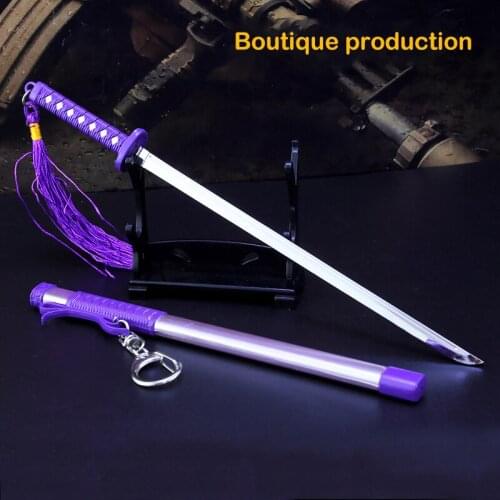 Alloy Sword Toy 22cm Weapon Props Unblade Model Sword Simulation Sword Weapon Ornaments Outdoor Toys Childrens Gift Toys