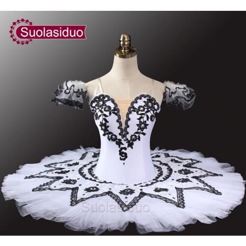 Harlequinade Variation Dance Tutu Classical Pancake Platter Stage Performance Professional Ballet Tutu Ballerina Costume SD0035