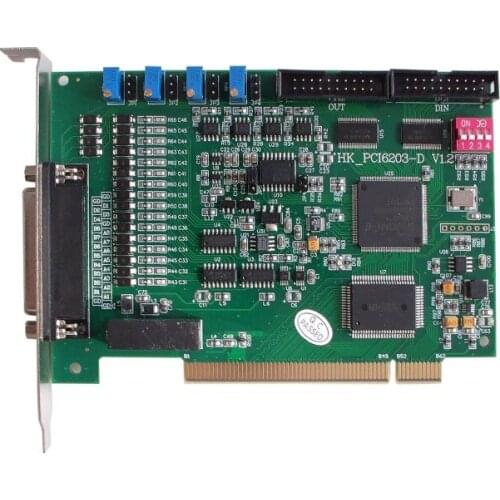 PCI Multifunction Data Acquisition Card 16 single-ended or 8 differential 16AD 200KHz, 4DA 16DI 16DO 32K FIFO, Labview