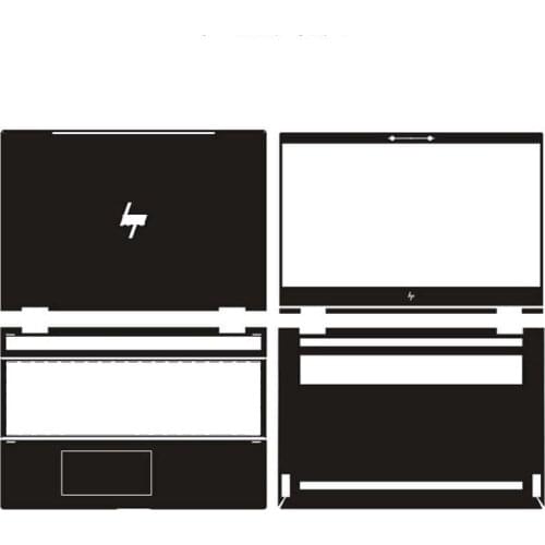 KH Laptop Sticker Skin Decals Cover Protector Guard for HP SPECTRE X360 15-CH013TX