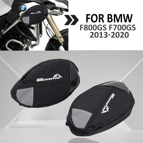 NEW Motorcycle Upper Crash Bars Bags FOR BMW F800GS F700GS 2013-on F 800 GS F 700 GS Frame Bag