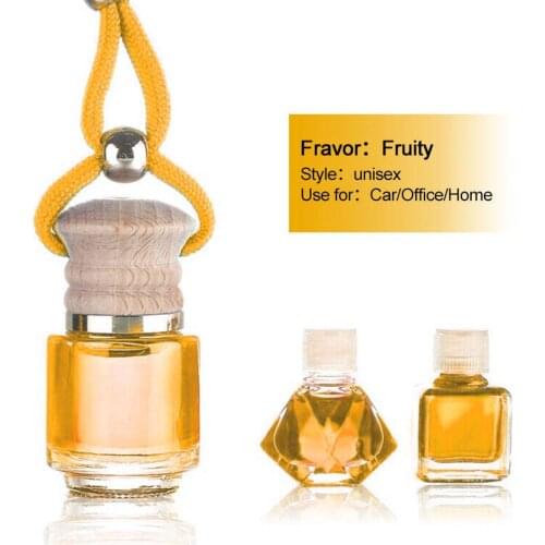 New 2019 3PCS 10ml/pcs Car Perfume Oil Pendant Aromatherapy Scented Car Air Freshener Interior Accessory