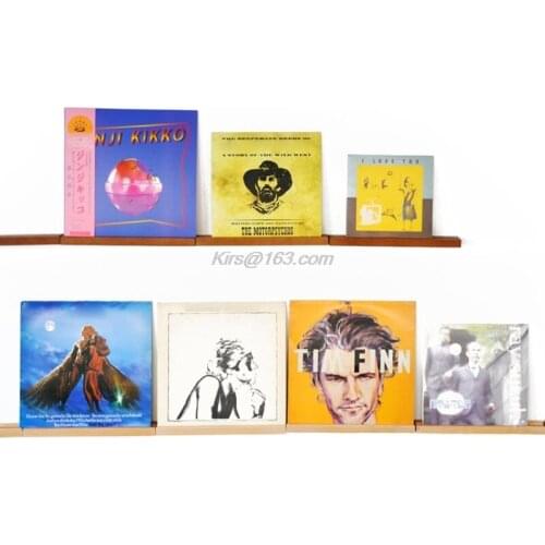 Durable Beech Record Display Stand Bracket Turntable Holder for LP Vinyl Records Accessories