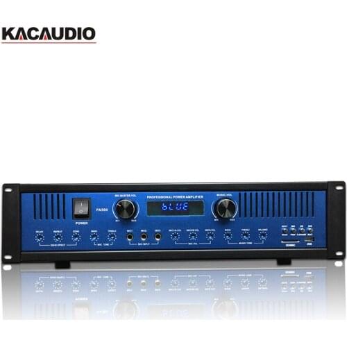 450W Professional Karaoke System Stereo Power Amplifier With MP3/USB/SD/BT Player