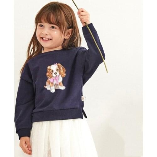 Pulaqi Thermal Iron on Transfer Cartoon Dog Cat Heat Transfer Vinyl Patches for Clothes Iron on Patches Sticker Print Badges DIY