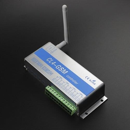 4 Relay of GSM Controller SMS Call Remote Control Switch ON OFF Garage Door Gate Opener Light Curtain Motor Pump Home Automation