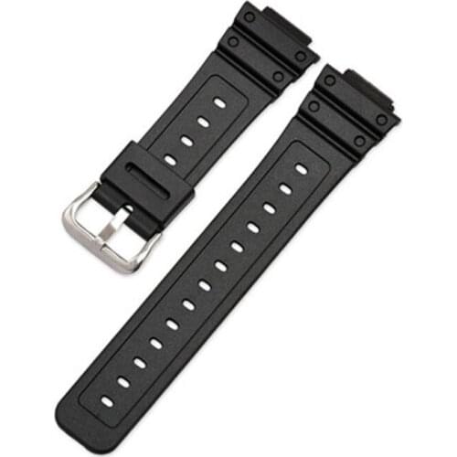 Watchband Watchband Wrist Strap Band Slicone Stainless Steel Buckle Adjustable Replacement for 5600 Series DW-5600E DW-5700