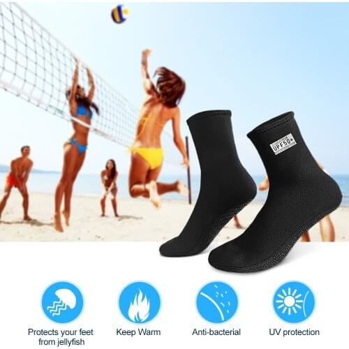 Surfing Diving Socks 3mm Neoprene Anti Slip UV Protection Snorkeling Sailing Scuba Beach Water Sports Socks Equipment