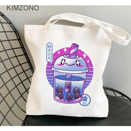 Y2k shopping bag bolsa jute bag shopper cotton bolso reusable bag cloth foldable cabas