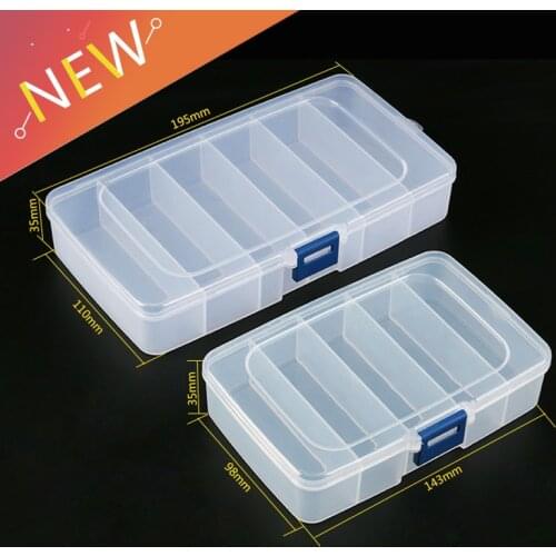 1pcs Plastic Tool Screws IC Jewelry Beads Fishing Storage Box Craft Organizer Small Part Container Case