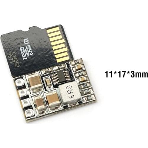 11x17x3mm 1g MATEK MICRO BEC 7-21V TO 5V/12V-ADJ Adjustable Voltage Dual BEC Board for RC Model Airplane DIY Replacement Parts