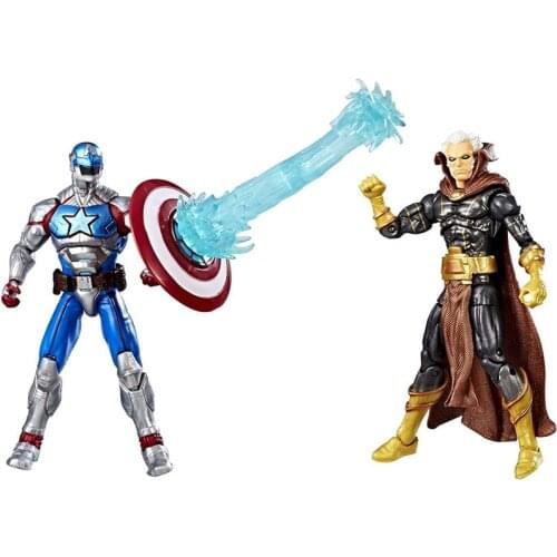 HASBRO Marvel Vs CAPCOM 2pcs Hela Thor Hulk Black Widow Spider-Man Yondu Collector Mr. Negative Action Fingure Model Kids Toys