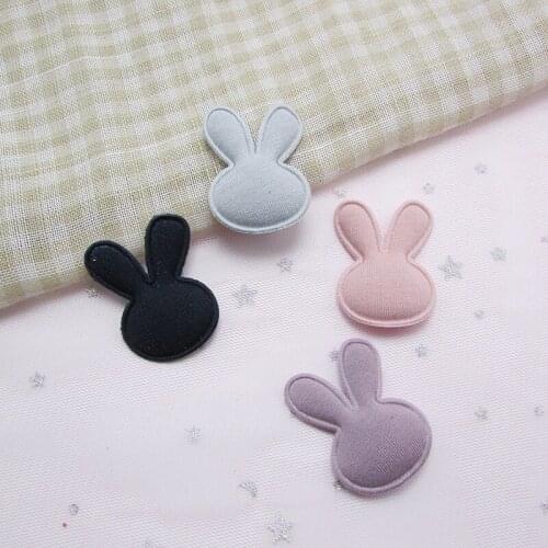 10pcs Rabbit Ball Padded Appliques For clothes DIY Baby hair Clip headwear Decor Ornament Accessories