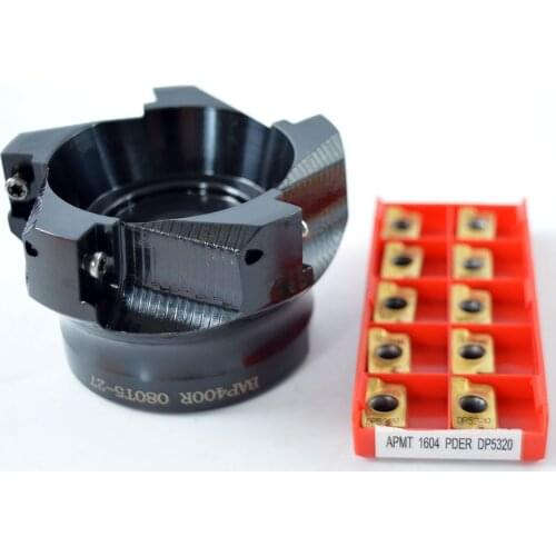 BAP400R-80-27-5T Insert Indexable Face milling cutter end mill with APMT1604