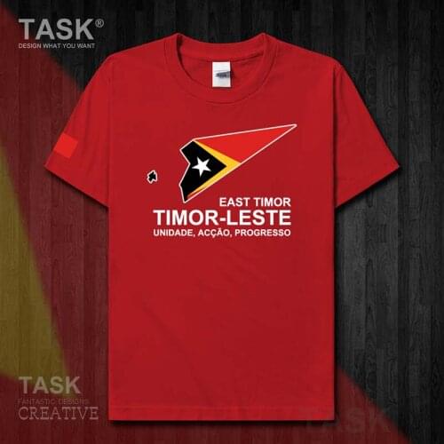 East Timor TMP Timor Leste East Timorese national team Dili mens t shirt tops Short Sleeve sports clothes new cotton t-shirt 50